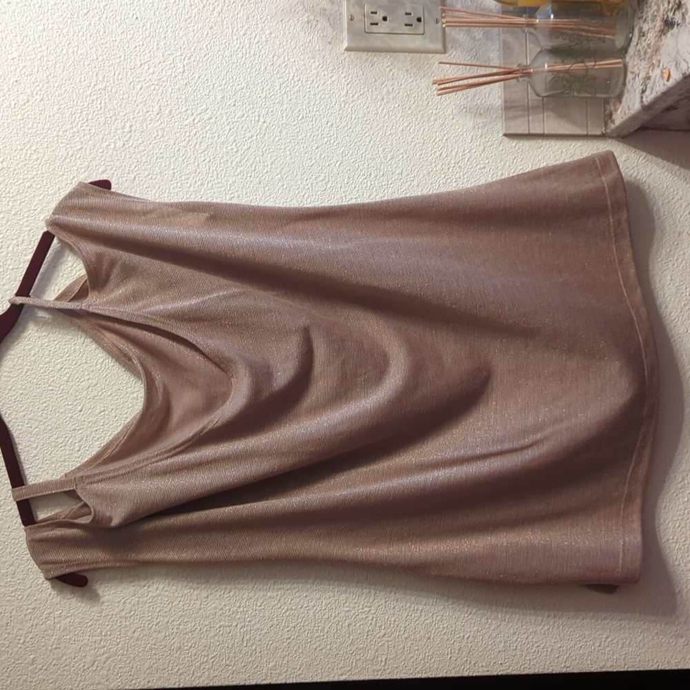 Cold Shoulder Shimmer top petite XL